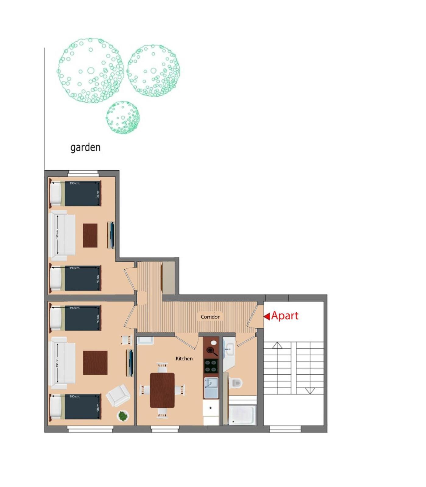 אסן Golden Apartments מראה חיצוני תמונה
