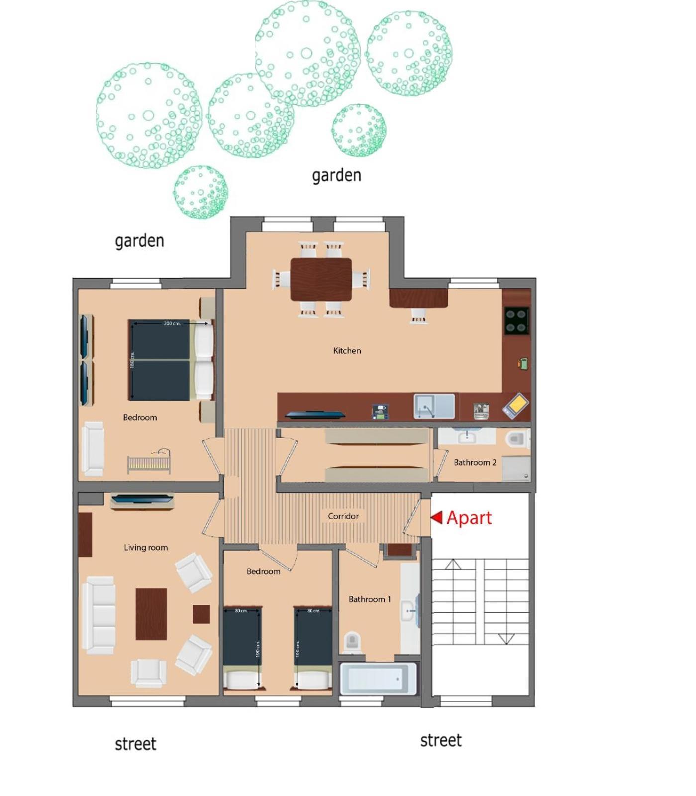 אסן Golden Apartments מראה חיצוני תמונה